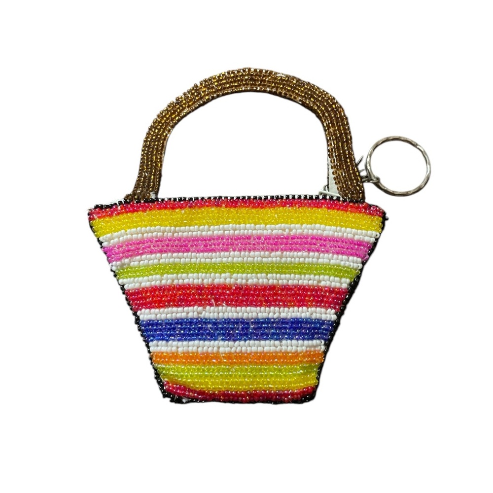 Two’s Company Beaded Coin Purse